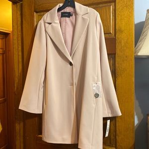 Full length pink jacket